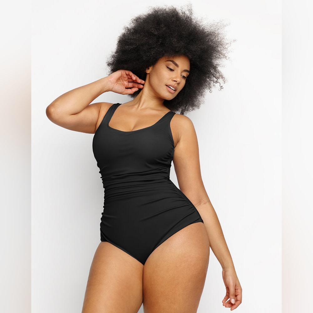 Smart Sculpt Ruched Front Swimsuit